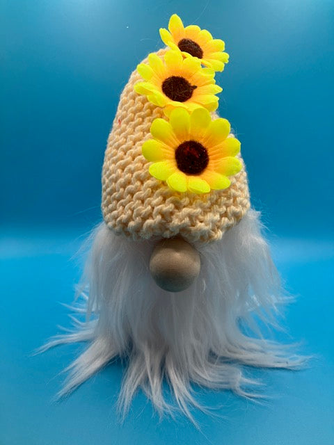 Handcrafted Sunflower Gnomes - decor, gift