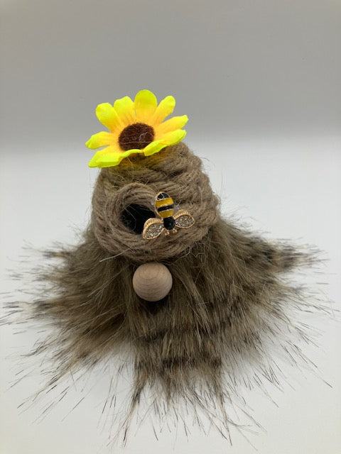 Bee Skep Gnomes: Handcrafted Garden Decoration | CMBGifts