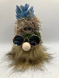 faux succulent gnome