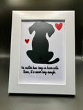 Art reminder of a beloved Dog