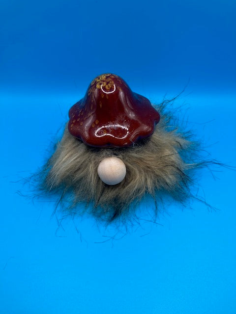 Mushroom Hat Gnome - Handcrafted Woodland Decoration | CMBGift