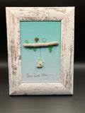 Beach glass Art - Home Sweet Home