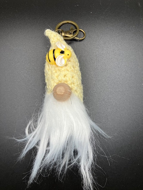 Gnome Keychain - Whimsical Garden Gnome Accessory