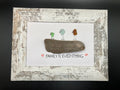 Beach Glass Art Celebrating Family