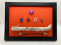 Beach Glass Art Celebrating Family
