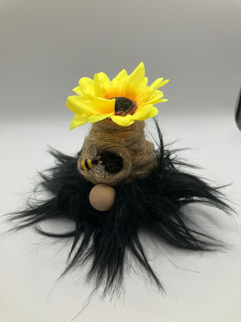 Bee Skep Gnome - Handcrafted Garden Decoration | CMBGifts