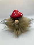 Mushroom Hat Gnome - Handcrafted Woodland Decoration | CMBGift